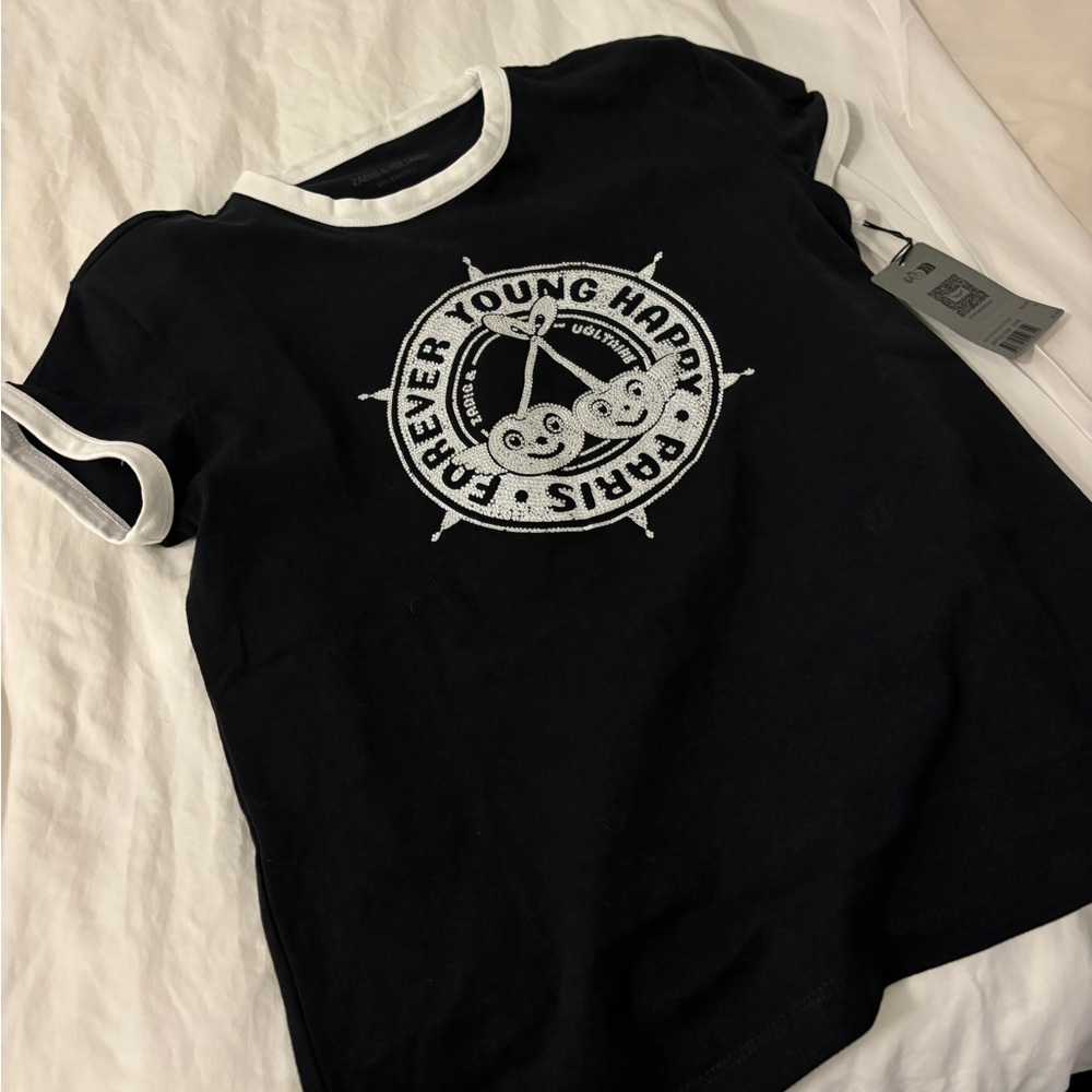 ZADIG AND VOLTAIRE TSHIRT SMALL